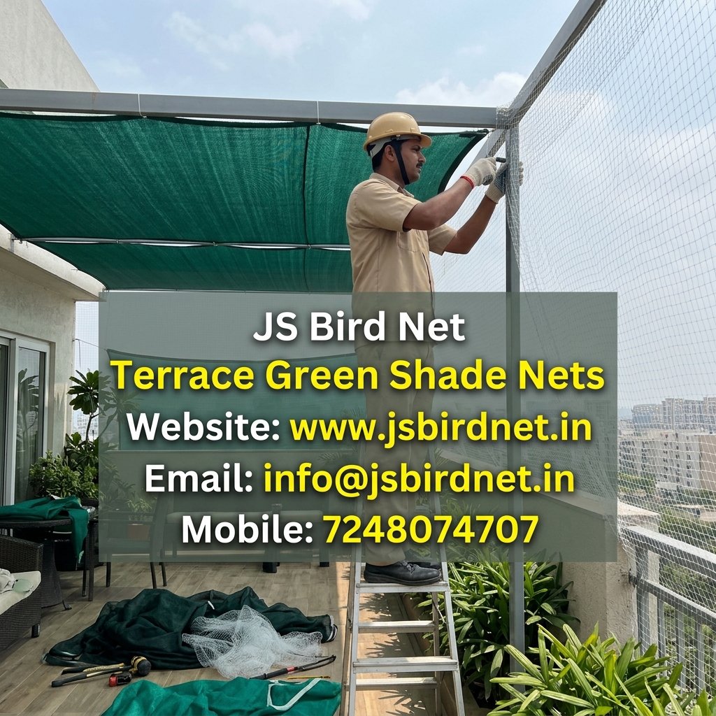Terrace Green Shade Nets